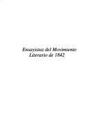 Portada de Ensayistas del movimiento literario de 1842